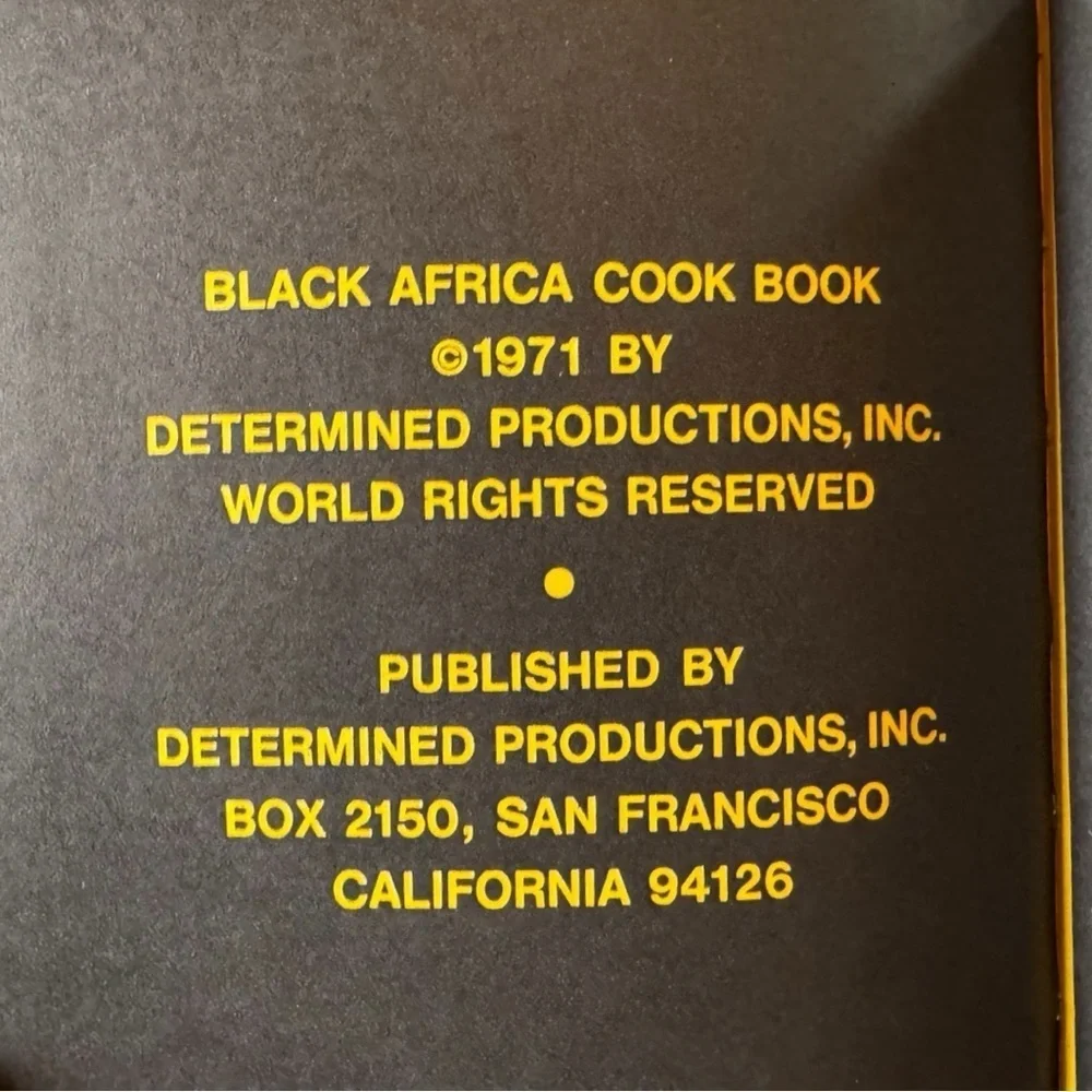 Black Africa Cook Book – Monica Bayley | Vintage 1970s Cookbook w/ Dust Jacket
